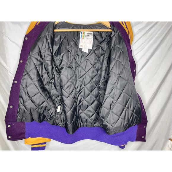 Womens Varsity Jacket Size L Wool Sailor Collar Rosati Kain St Louis Vintage 90s - Picture 8 of 13